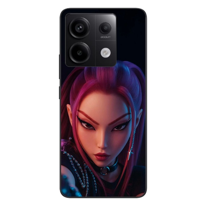 Husa compatibila cu Xiaomi Redmi Note 13 Pro 5G Silicon Gel Tpu Model KPop Demon Hunters Beautiful Mira