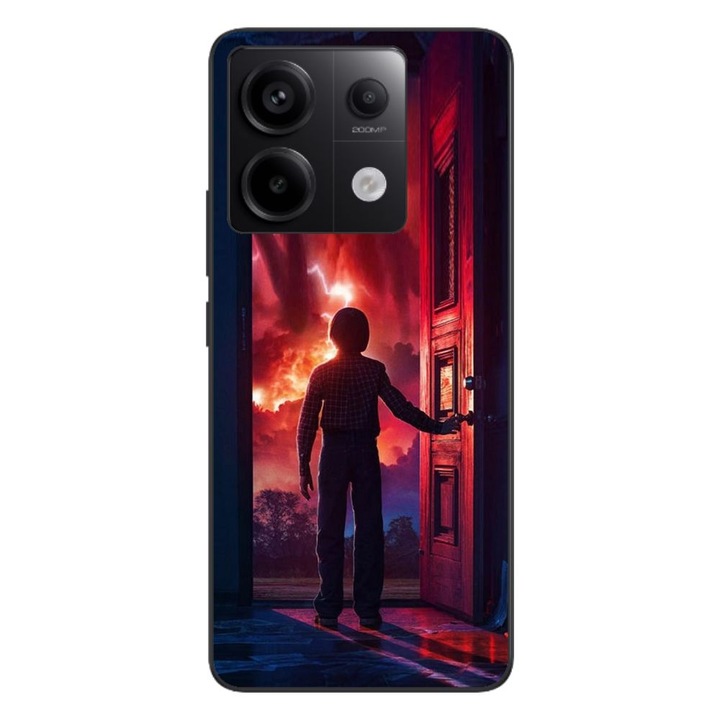 Husa compatibila cu Xiaomi Redmi Note 13 Pro 5G Silicon Gel Tpu Model Stranger Things Door to Hell