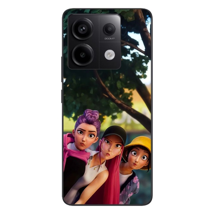 Husa compatibila cu Xiaomi Redmi Note 13 Pro 5G Silicon Gel Tpu Model KPop Demon Hunters Shy Girls