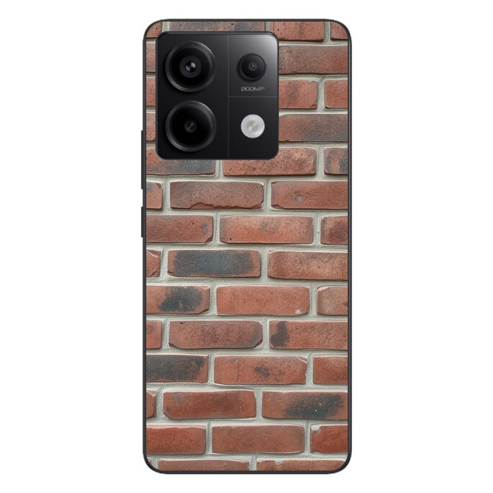 Husa compatibila cu Xiaomi Redmi Note 13 Pro 5G Silicon Gel Tpu Model Brick Wall