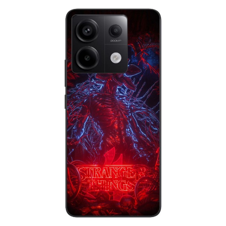 Husa compatibila cu Xiaomi Redmi Note 13 Pro 5G Silicon Gel Tpu Model Stranger Things Demogorgon