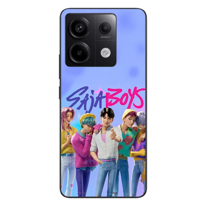 Husa compatibila cu Xiaomi Redmi Note 13 Pro 5G Silicon Gel Tpu Model KPop Demon Hunters Saja Boys