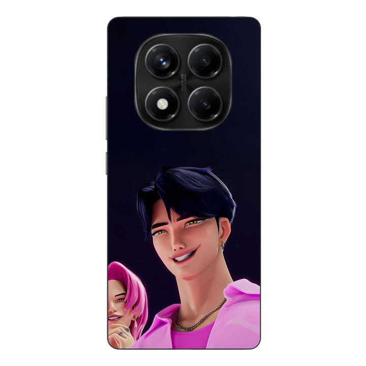 Husa compatibila cu Xiaomi Redmi Note 14 Pro 4G Silicon Gel Tpu Model KPop Demon Hunters Saja Cool