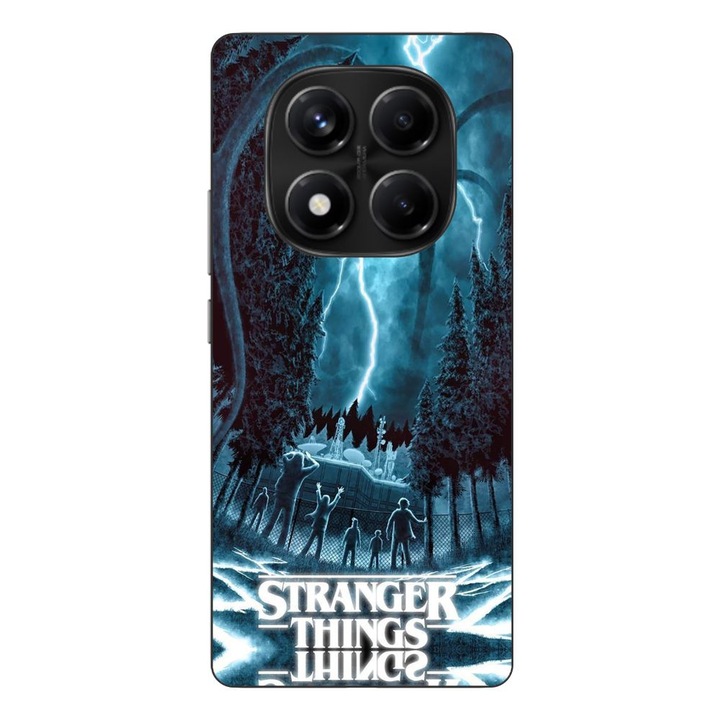 Husa compatibila cu Xiaomi Redmi Note 14 Pro 4G Silicon Gel Tpu Model Stranger Things Storm Monster