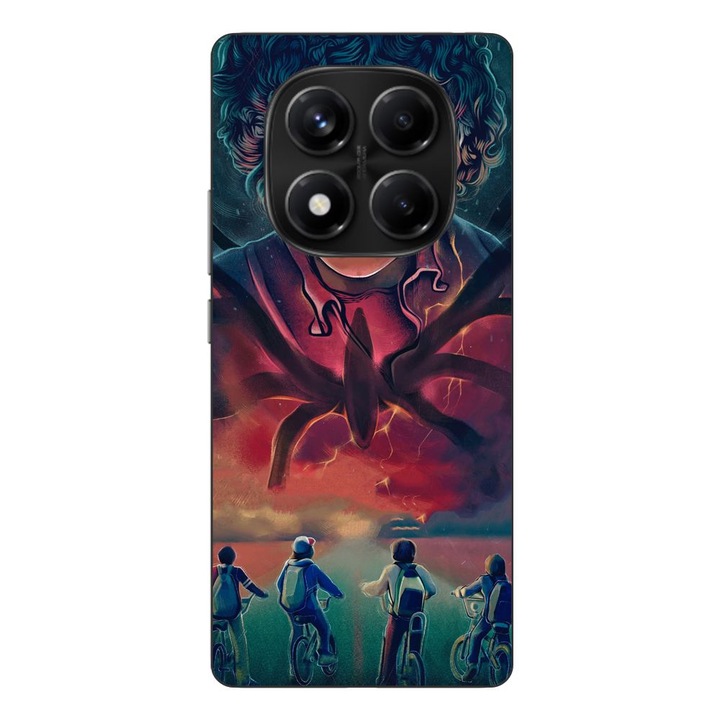 Husa compatibila cu Xiaomi Redmi Note 14 Pro 4G Silicon Gel Tpu Model Stranger Things Cartoon