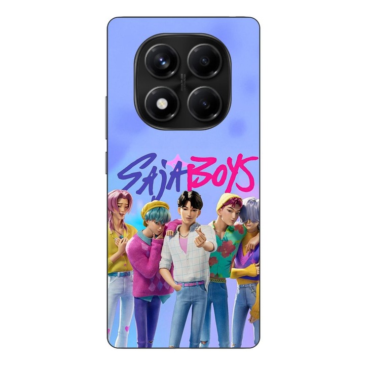 Husa compatibila cu Xiaomi Redmi Note 14 Pro 4G Silicon Gel Tpu Model KPop Demon Hunters Saja Boys