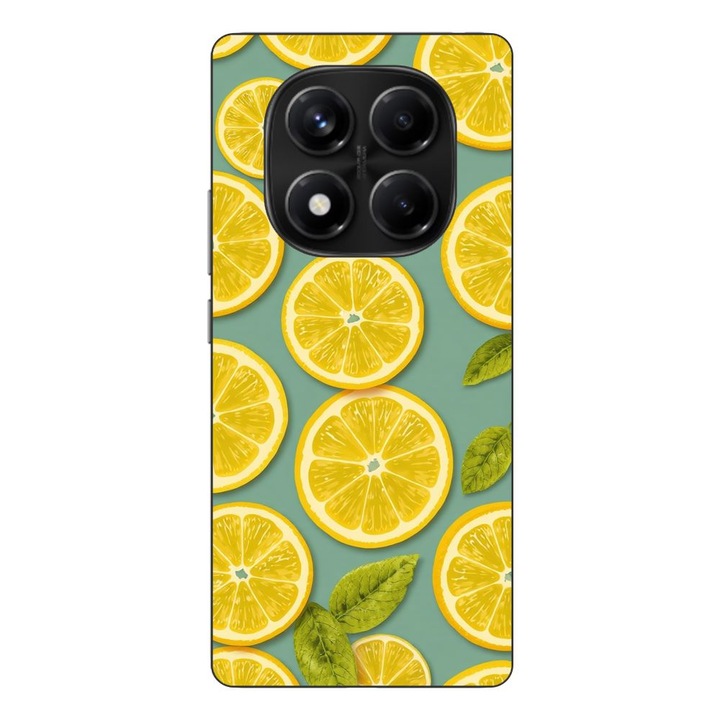 Husa compatibila cu Xiaomi Redmi Note 14 Pro 4G Silicon Gel Tpu Model Summer Lemon Slices