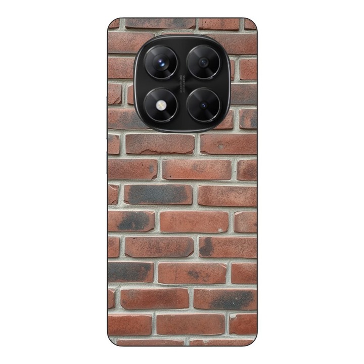 Husa compatibila cu Xiaomi Redmi Note 14 Pro 5G Silicon Gel Tpu Model Brick Wall