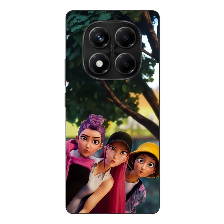 Husa compatibila cu Xiaomi Redmi Note 14 Pro 4G Silicon Gel Tpu Model KPop Demon Hunters Shy Girls