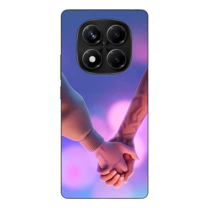 Husa compatibila cu Xiaomi Redmi Note 14 Pro 4G Silicon Gel Tpu Model KPop Demon Hunters Couples Hands