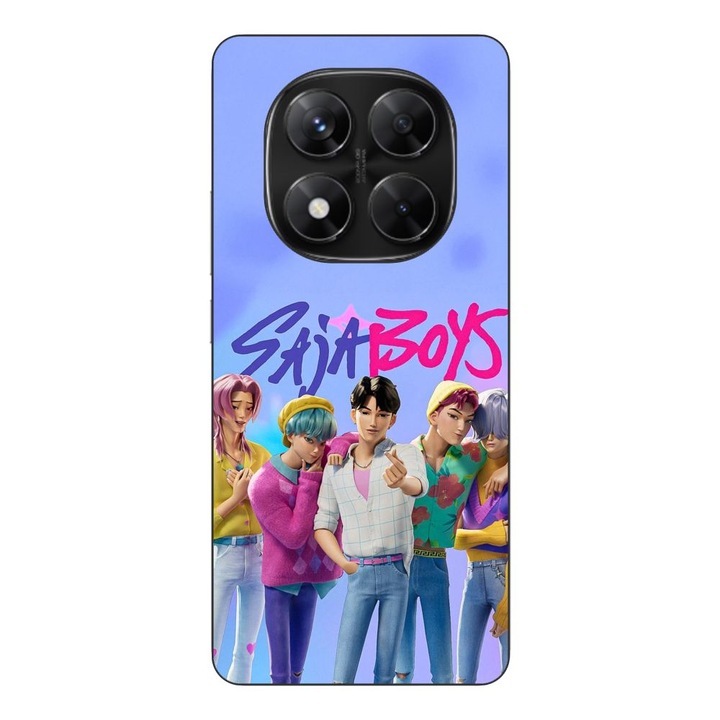 Husa compatibila cu Xiaomi Redmi Note 14 Pro 5G Silicon Gel Tpu Model KPop Demon Hunters Saja Boys