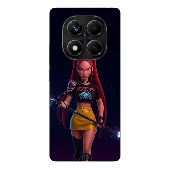 Husa compatibila cu Xiaomi Redmi Note 14 Pro 4G Silicon Gel Tpu Model KPop Demon Hunters Mira Fight