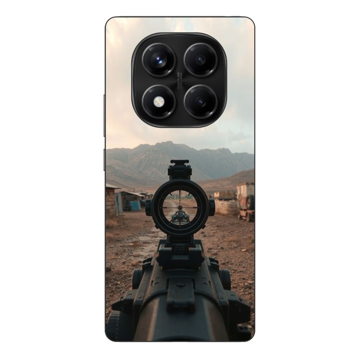 Husa compatibila cu Xiaomi Redmi Note 14 Pro 4G Silicon Gel Tpu Model First Person Shooter