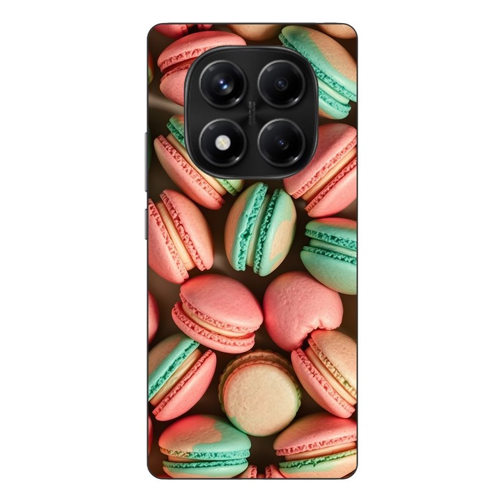 Husa compatibila cu Xiaomi Redmi Note 14 Pro 4G Silicon Gel Tpu Model Tasty Macarons
