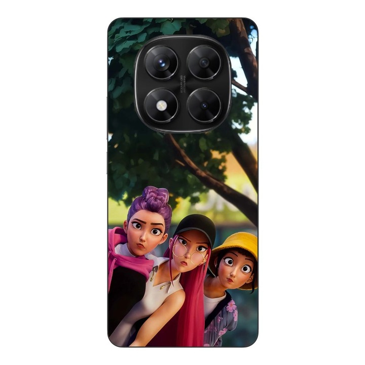 Husa compatibila cu Xiaomi Redmi Note 14 Pro 5G Silicon Gel Tpu Model KPop Demon Hunters Shy Girls