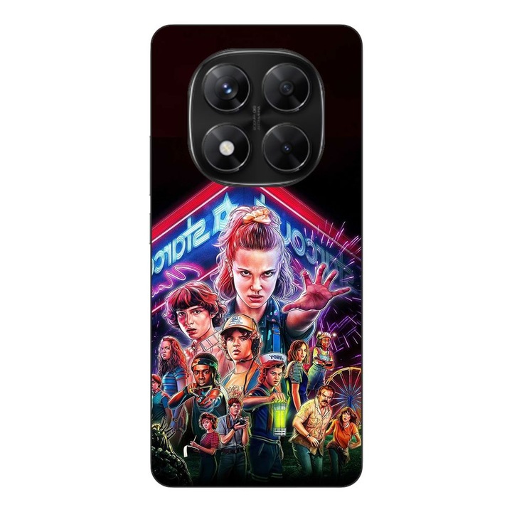 Husa compatibila cu Xiaomi Redmi Note 14 Pro 5G Silicon Gel Tpu Model Stranger Things All Team