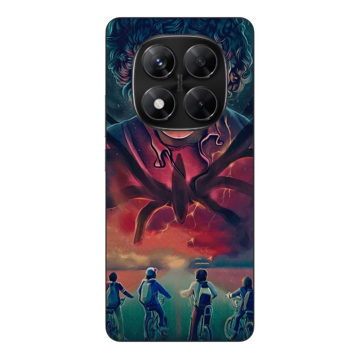 Husa compatibila cu Xiaomi Redmi Note 14 Pro 5G Silicon Gel Tpu Model Stranger Things Cartoon