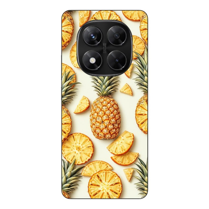 Husa compatibila cu Xiaomi Redmi Note 14 Pro 5G Silicon Gel Tpu Model Juicy Pineapple