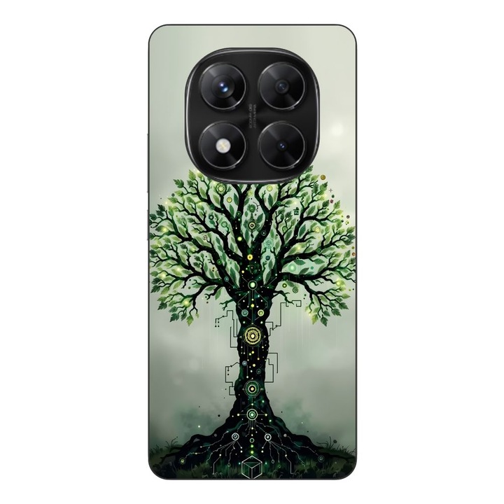 Husa compatibila cu Xiaomi Redmi Note 14 Pro 5G Silicon Gel Tpu Model Mystical Tree