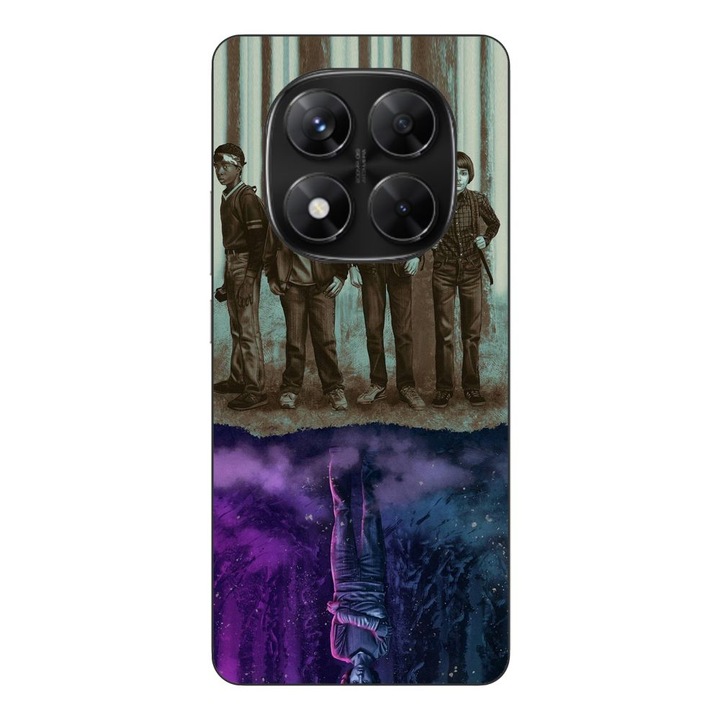 Husa compatibila cu Xiaomi Redmi Note 14 Pro 5G Silicon Gel Tpu Model Stranger Things Upside Down Eleven