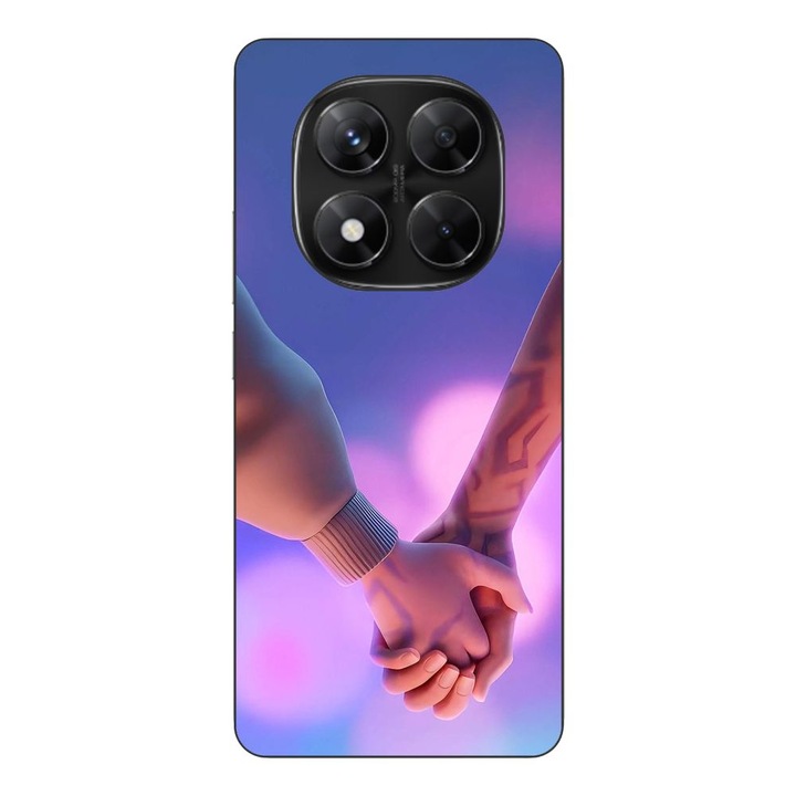 Husa compatibila cu Xiaomi Redmi Note 14 Pro 5G Silicon Gel Tpu Model KPop Demon Hunters Couples Hands