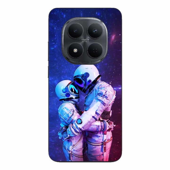 Husa compatibila cu Xiaomi Redmi Note 15 Pro Plus Silicon Gel Tpu Model Astronauts Couple