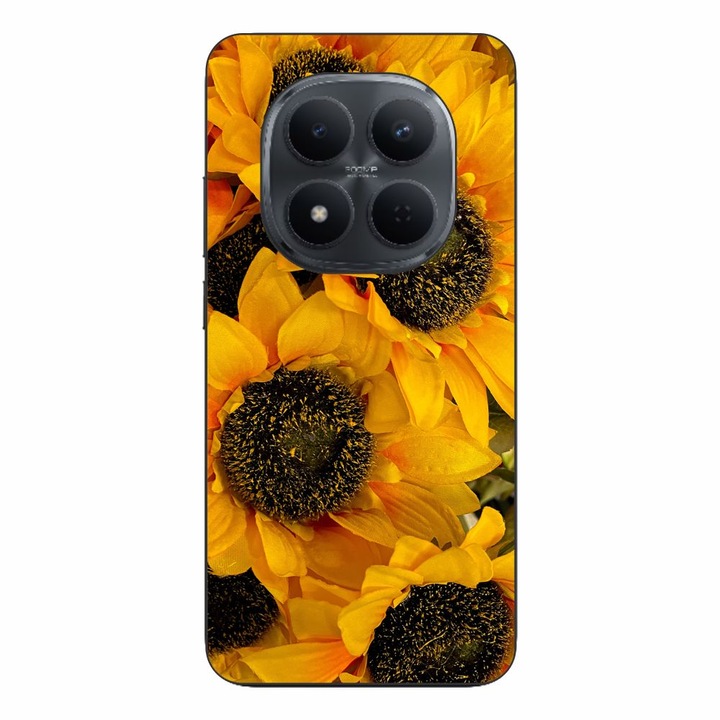 Husa compatibila cu Xiaomi Redmi Note 15 Pro Plus Silicon Gel Tpu Model Floarea Soarelui