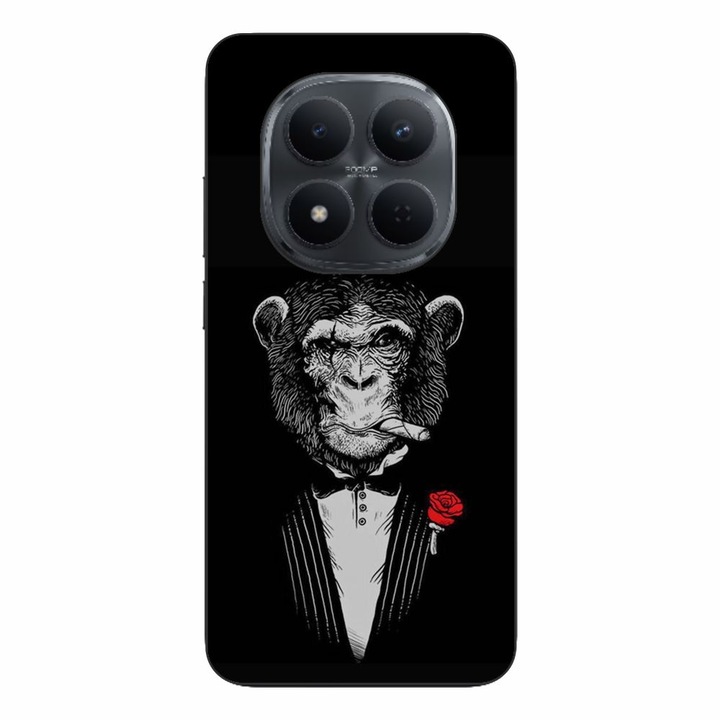 Husa compatibila cu Xiaomi Redmi Note 15 Pro Plus Silicon Gel Tpu Model Cigar Monkey