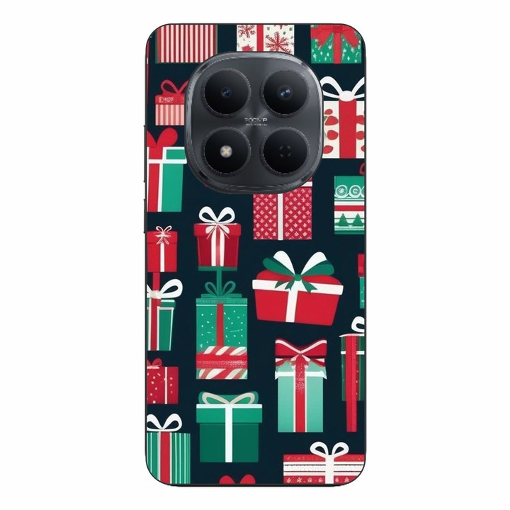 Husa compatibila cu Xiaomi Redmi Note 15 Pro Plus Silicon Gel Tpu Model Cadouri Craciun Pattern