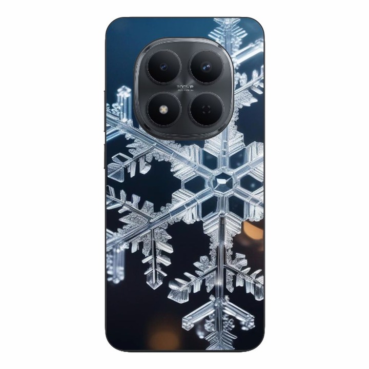 Husa compatibila cu Xiaomi Redmi Note 15 Pro Plus Silicon Gel Tpu Model Big Snowflake