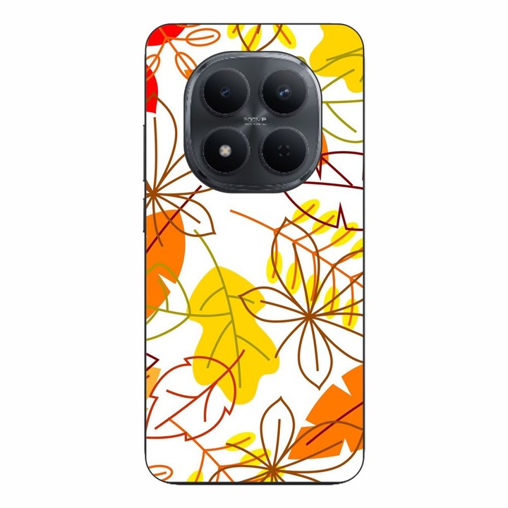 Husa compatibila cu Xiaomi Redmi Note 15 Pro Plus Silicon Gel Tpu Model Autumn Vivid Leaves