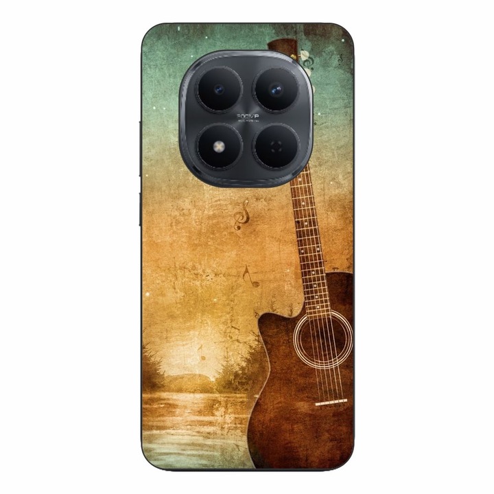 Husa compatibila cu Xiaomi Redmi Note 15 Pro Plus Silicon Gel Tpu Model Chitara Vintage