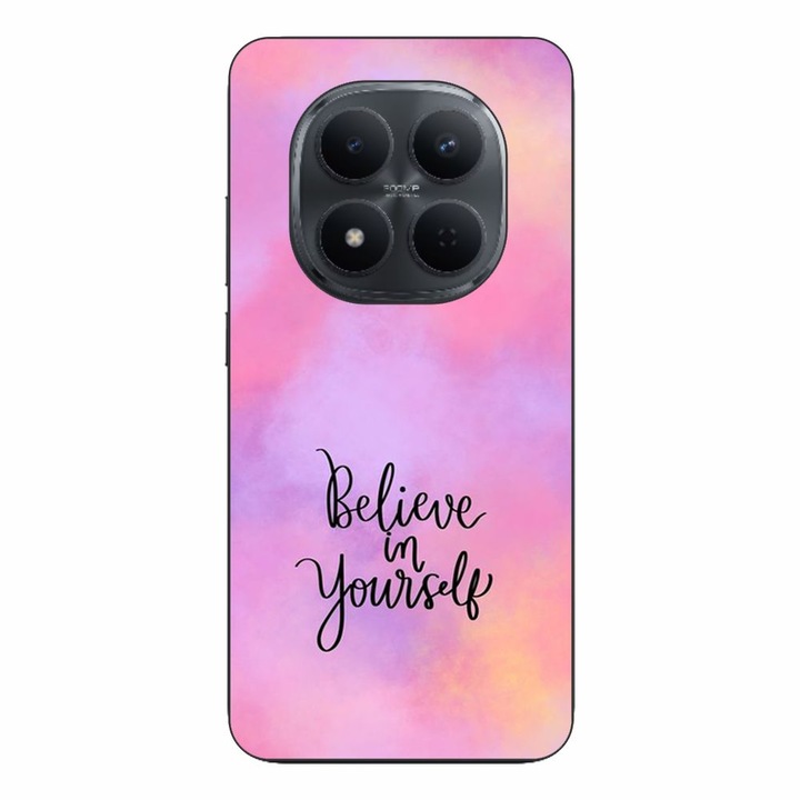 Husa compatibila cu Xiaomi Redmi Note 15 Pro Plus Silicon Gel Tpu Model Belive in Yourself