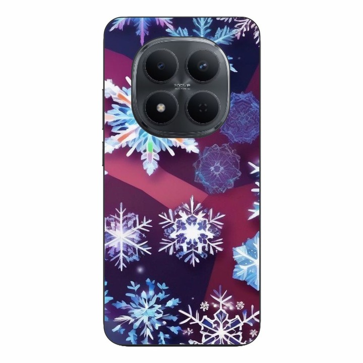 Husa compatibila cu Xiaomi Redmi Note 15 Pro Plus Silicon Gel Tpu Model Fulgi de Gheata