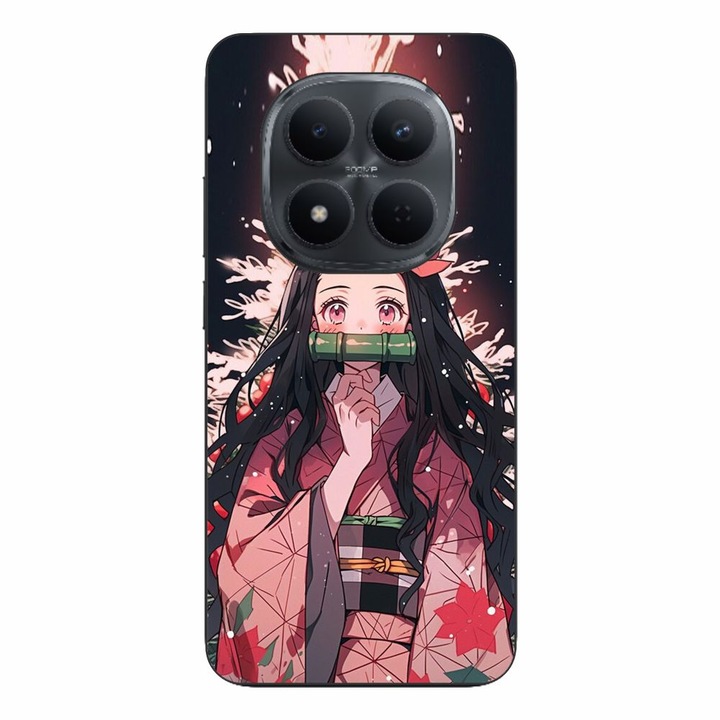 Husa compatibila cu Xiaomi Redmi Note 15 Pro Plus Silicon Gel Tpu Model Demon Slayer Nezuko