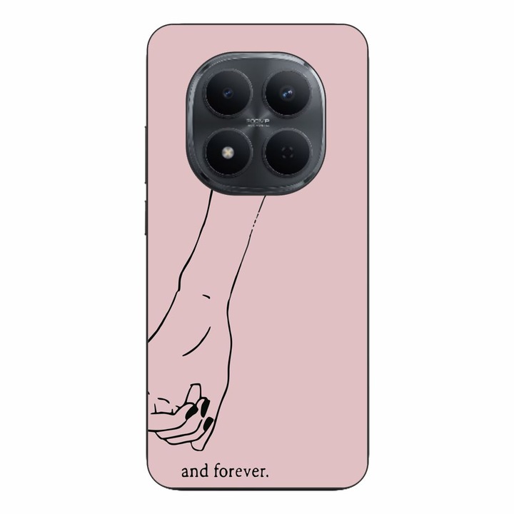 Husa compatibila cu Xiaomi Redmi Note 15 Pro Plus Silicon Gel Tpu Model Cupluri And Forever