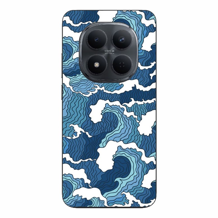 Husa compatibila cu Xiaomi Redmi Note 15 Pro Plus Silicon Gel Tpu Model Crazy Waves