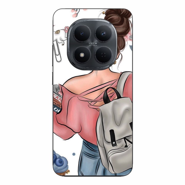 Husa compatibila cu Xiaomi Redmi Note 15 Pro Plus Silicon Gel Tpu Model Girl Fashion School