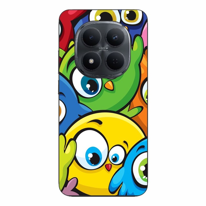 Husa compatibila cu Xiaomi Redmi Note 15 Pro Plus Silicon Gel Tpu Model Bufnite Colorate