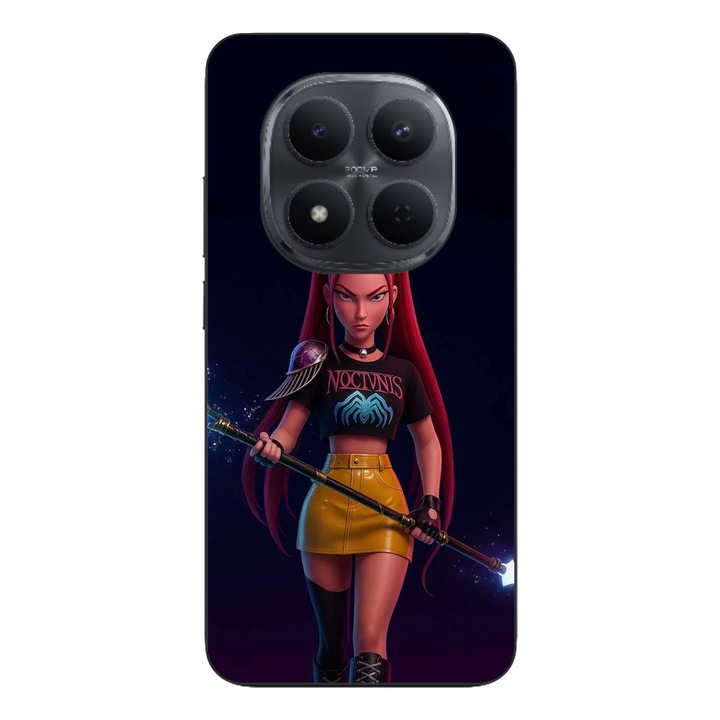 Husa compatibila cu Xiaomi Redmi Note 15 Pro Plus Silicon Gel Tpu Model KPop Demon Hunters Mira Fight