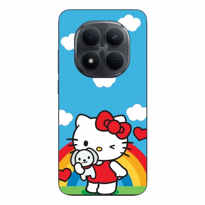 Husa compatibila cu Xiaomi Redmi Note 15 Pro Plus Silicon Gel Tpu Model Hello Kitty Rainbow