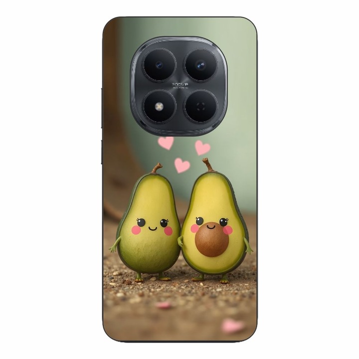 Husa compatibila cu Xiaomi Redmi Note 15 Pro Plus Silicon Gel Tpu Model Kawaii Avocados in Love