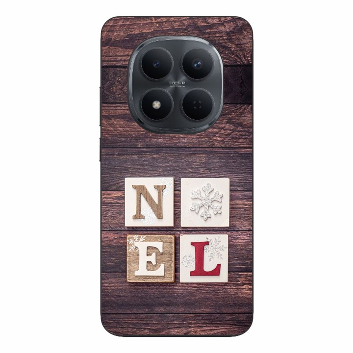 Husa compatibila cu Xiaomi Redmi Note 15 Pro Plus Silicon Gel Tpu Model Craciun Noel Wood