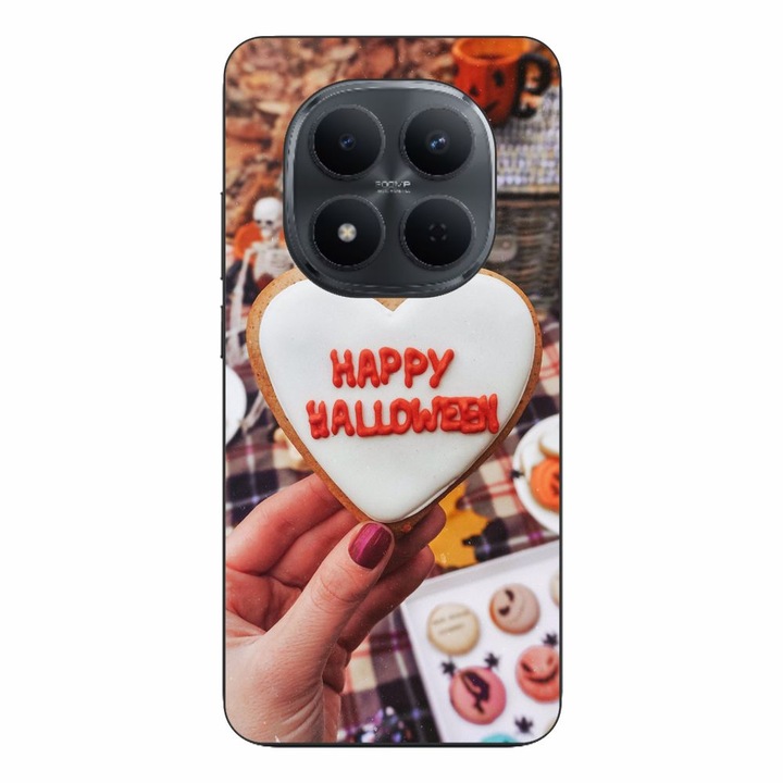 Husa compatibila cu Xiaomi Redmi Note 15 Pro Plus Silicon Gel Tpu Model Happy Halloween Cookies
