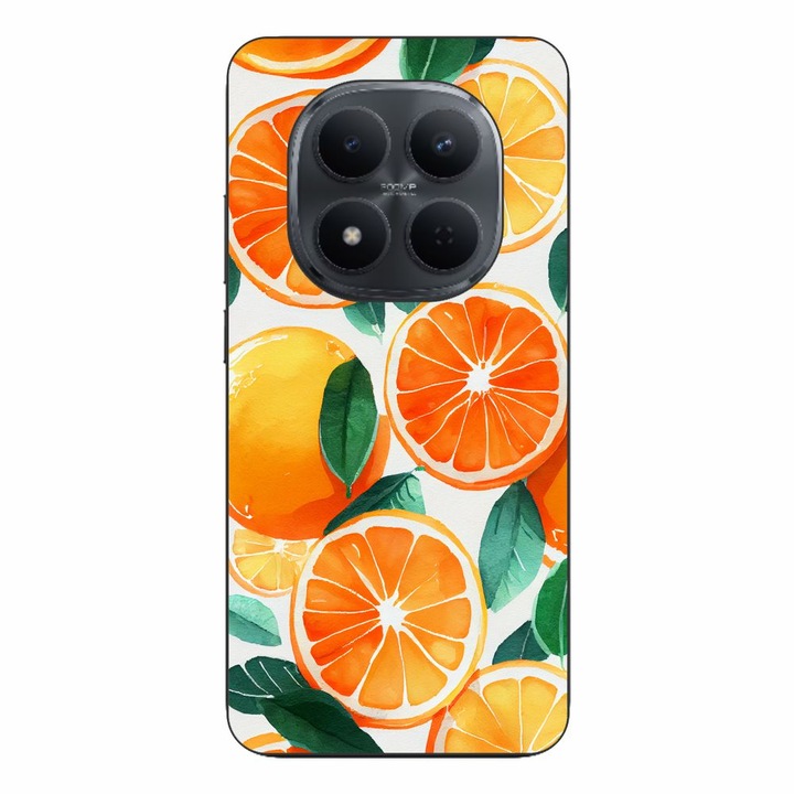 Husa compatibila cu Xiaomi Redmi Note 15 Pro Plus Silicon Gel Tpu Model Oranges