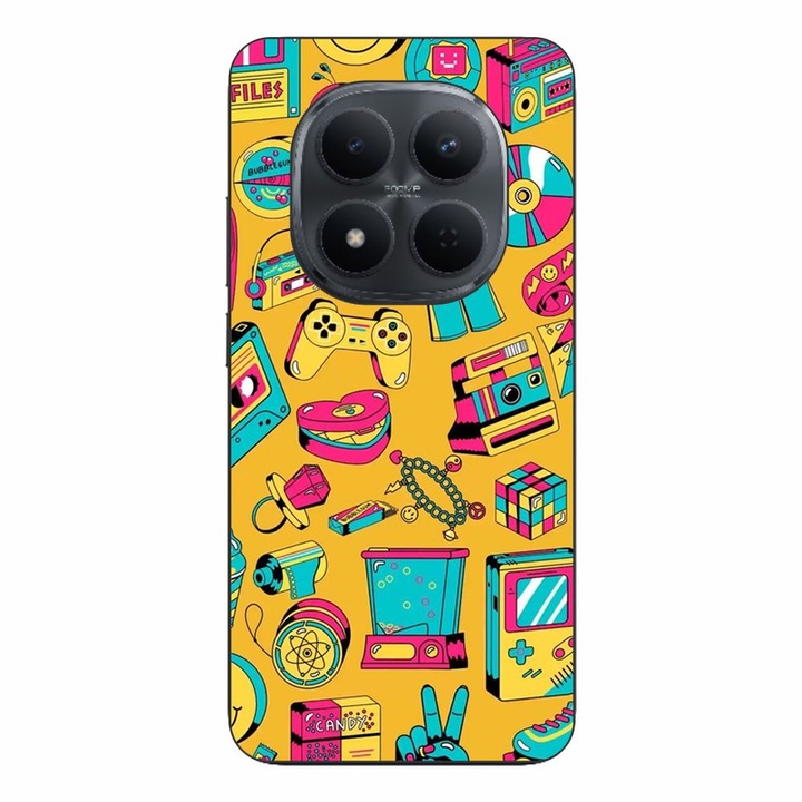 Husa compatibila cu Xiaomi Redmi Note 15 Pro 5G Silicon Gel Tpu Model Pop Art Vintage