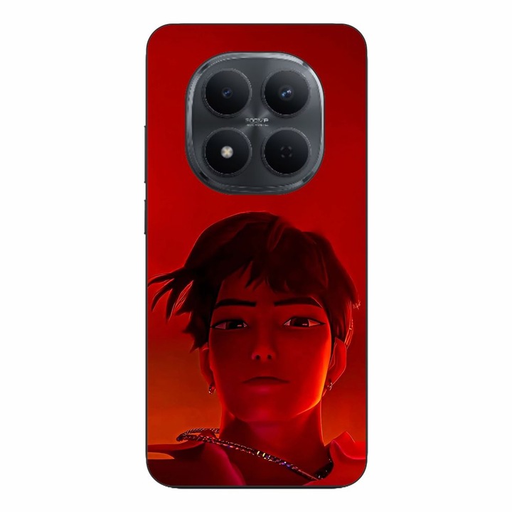 Husa compatibila cu Xiaomi Redmi Note 15 Pro Plus Silicon Gel Tpu Model KPop Demon Hunters Jinu Red