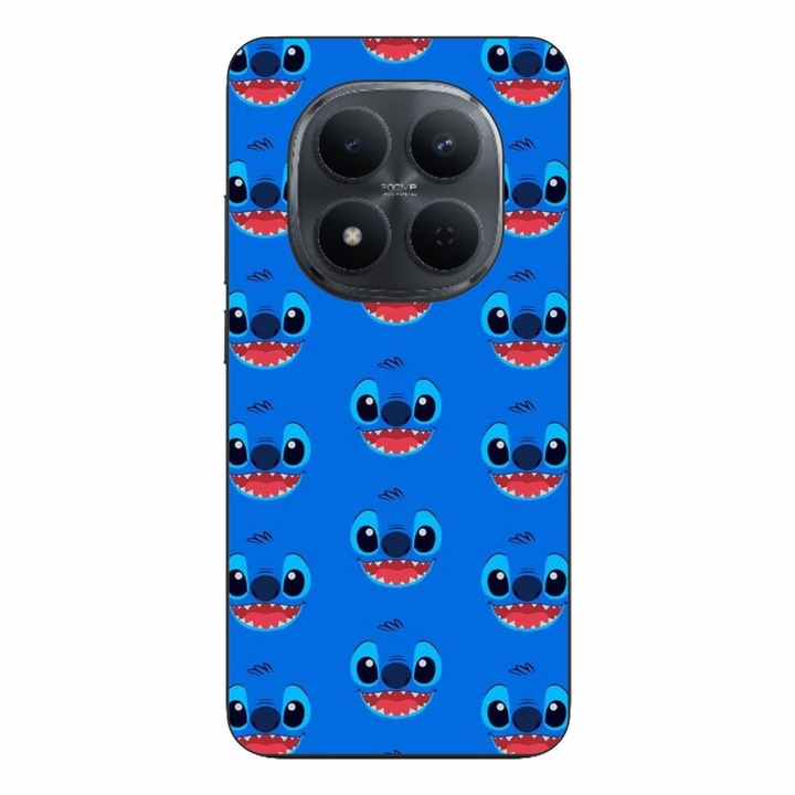 Husa compatibila cu Xiaomi Redmi Note 15 Pro 5G Silicon Gel Tpu Model Stitch Face Pattern