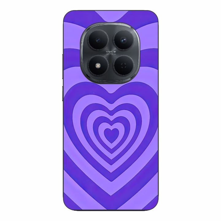 Husa compatibila cu Xiaomi Redmi Note 15 Pro Plus Silicon Gel Tpu Model Powerpuff Girls Heart Purple