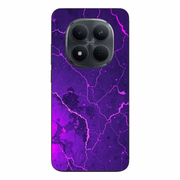 Husa compatibila cu Xiaomi Redmi Note 15 Pro 5G Silicon Gel Tpu Model Ultraviolet Marble Glow